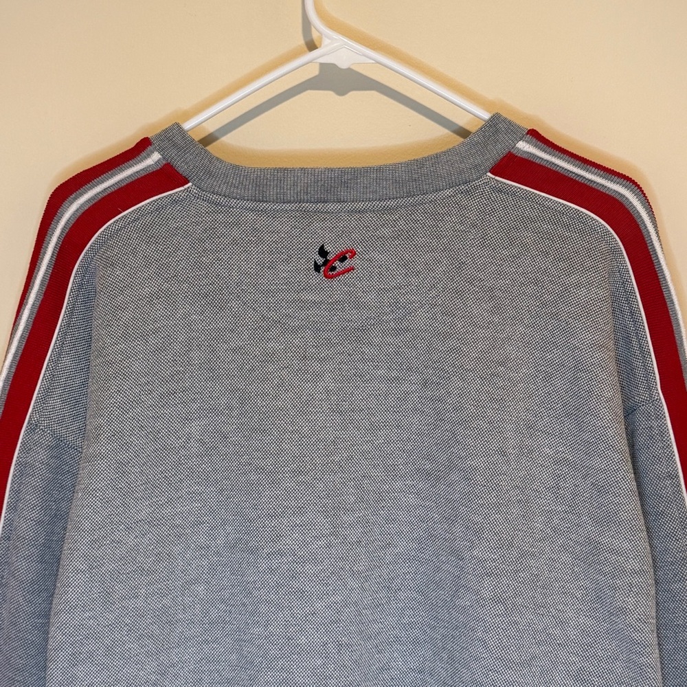 Vintage Dale Earnhardt Jr Budweiser Racing Crew Neck Embroidered Striped Size M - Picture 8 of 8